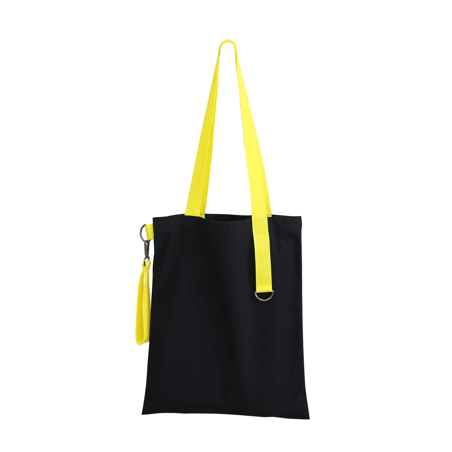 Шоппер Superbag black с ремувкой 4sb (чёрный с жёлтым), чёрный с жёлтым, хлопок