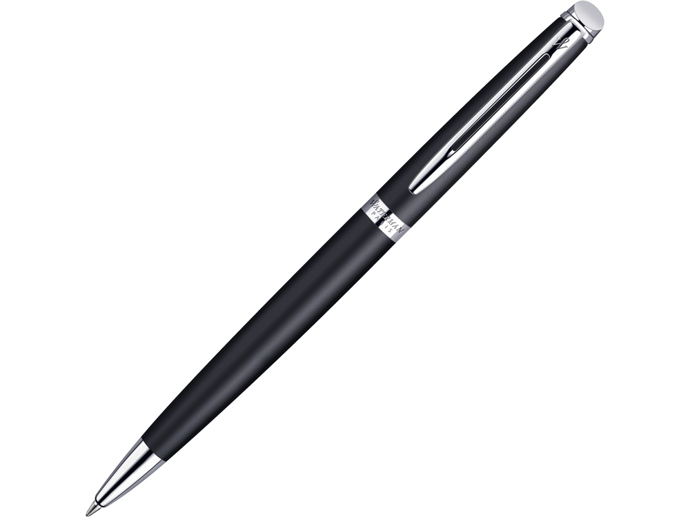 Ручка шариковая Hemisphere Matt, черный, серебристый, металл