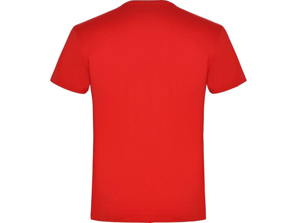 Футболка «Teckel» с карманом мужская, красный, хлопок