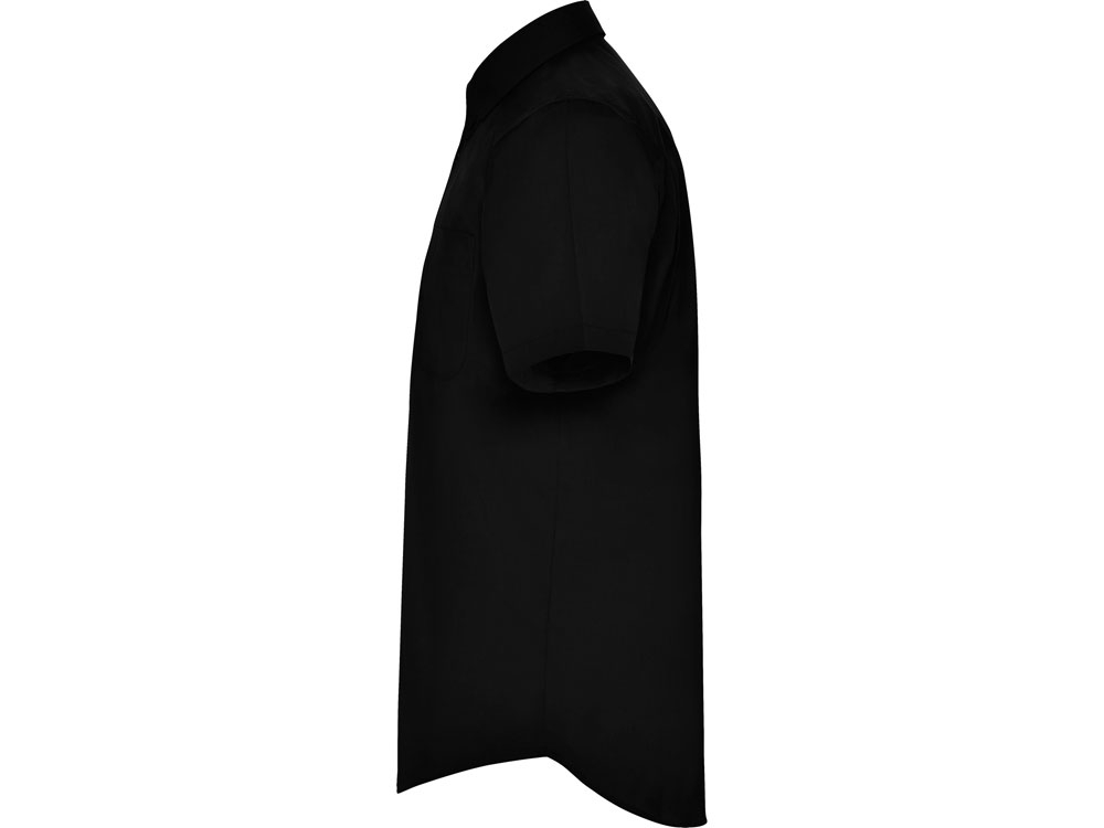 Рубашка «Aifos» мужская с коротким рукавом, черный, полиэстер, хлопок