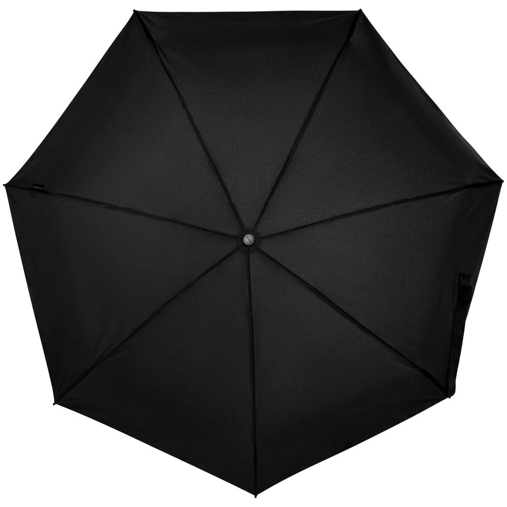 Зонт складной 811 X1, черный, черный, полиэстер