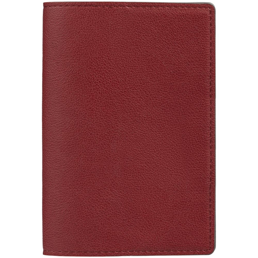 Обложка для паспорта Petrus, красная, красный, кожзам