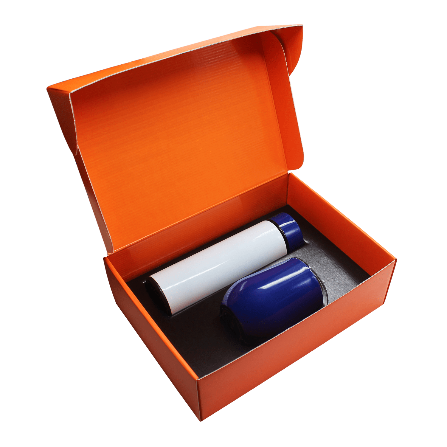 Набор Hot Box Duo C B (белый с синим), синий, металл, микрогофрокартон