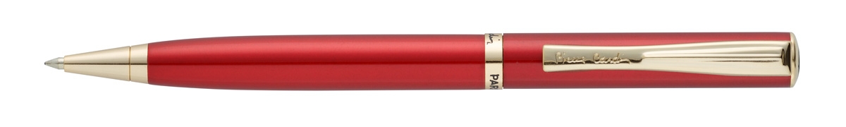 Ручка шариковая Pierre Cardin ECO, цвет  - красный металлик. Упаковка Е., красный, нержавеющая сталь, ювелирная латунь