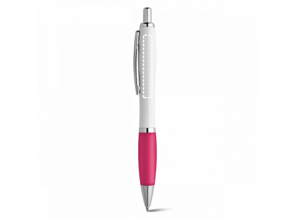 Шариковая ручка с зажимом из металла «MOVE BK», розовый, пластик