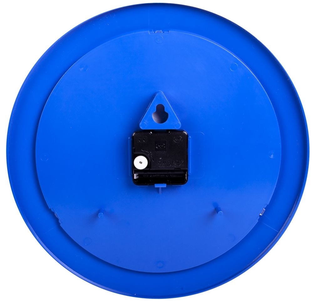 Часы настенные Vivid Large, синие, синий, пластик; оргстекло