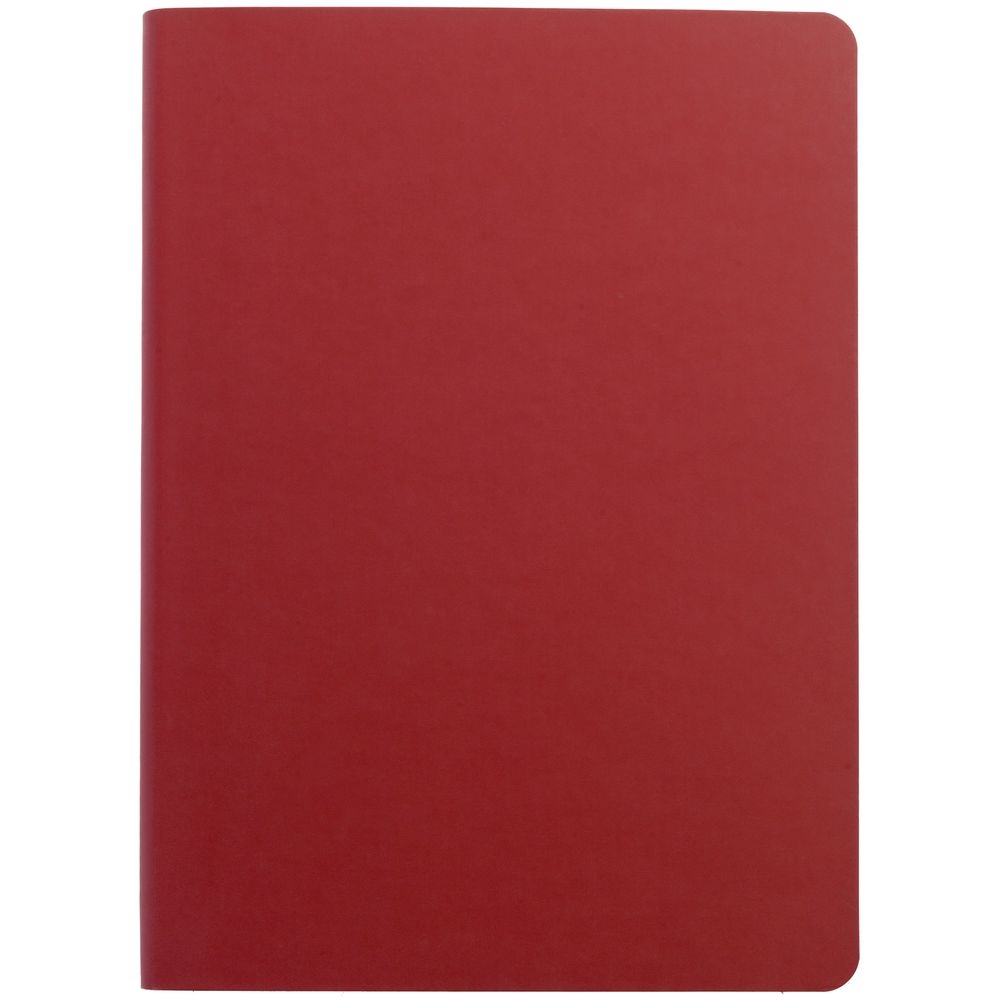 Ежедневник Flex Shall, недатированный, красный, красный, искусственная кожа; покрытие софт-тач