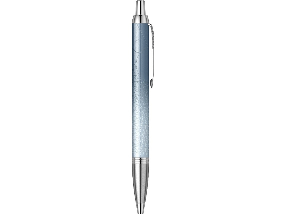 Ручка шариковая Pix Parker IM Royal, голубой, серебристый, металл