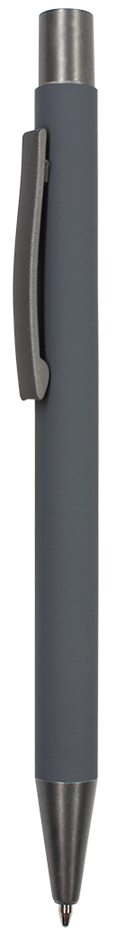 Ручка шариковая Direct (серый), серый, металл