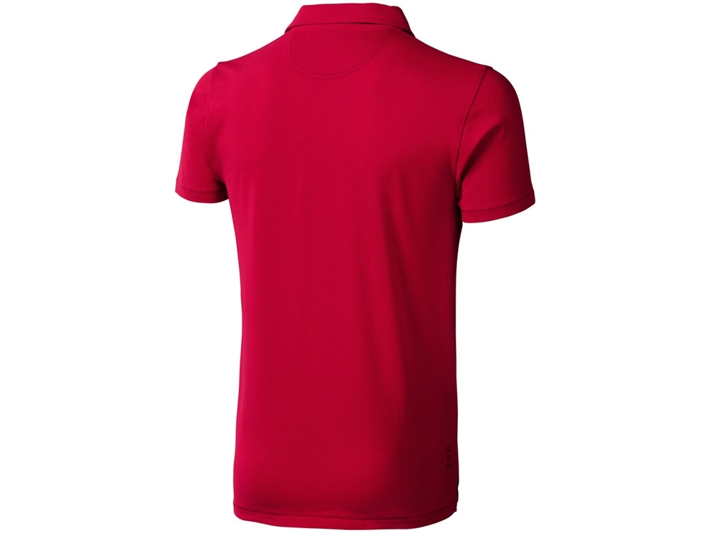 Рубашка поло "Markham" мужская, красный, серый, эластан, хлопок