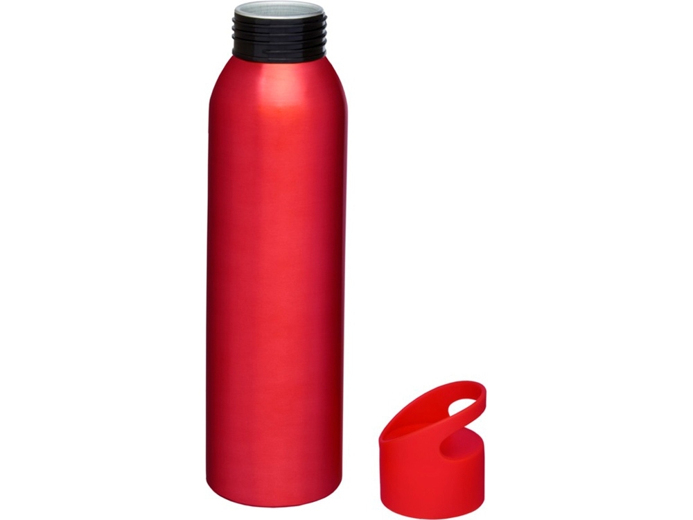 Бутылка спортивная «Sky», красный, пластик, алюминий