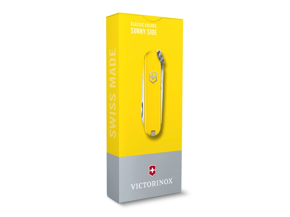 Нож-брелок Classic SD Colors «Sunny Side», 58 мм, 7 функций, желтый, металл