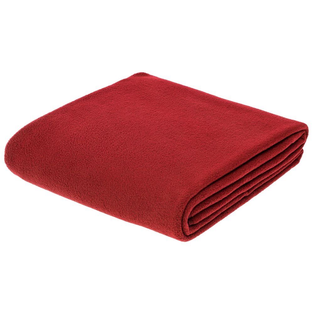 Набор Layback, красный, красный, подушка - пвх, флокированный; плед - флис