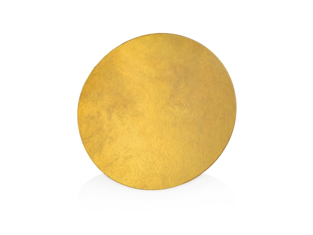 Значок металлический «Круг», желтый, металл