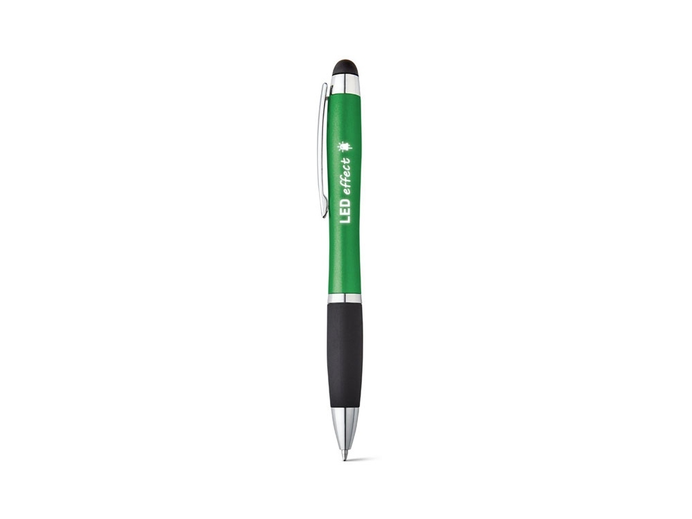 Шариковая ручка с внутренней подсветкой «HELIOS», зеленый, пластик