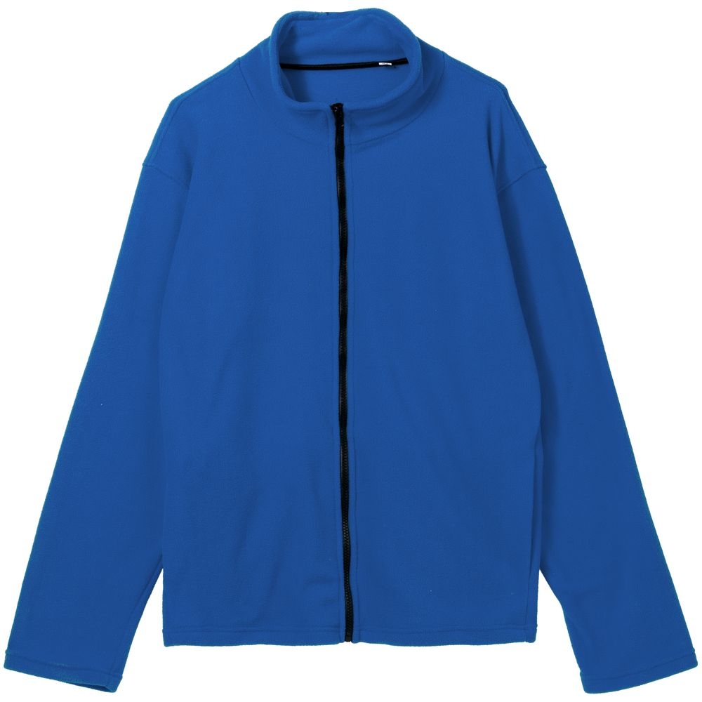 Куртка флисовая унисекс Manakin, ярко-синяя, синий, флис