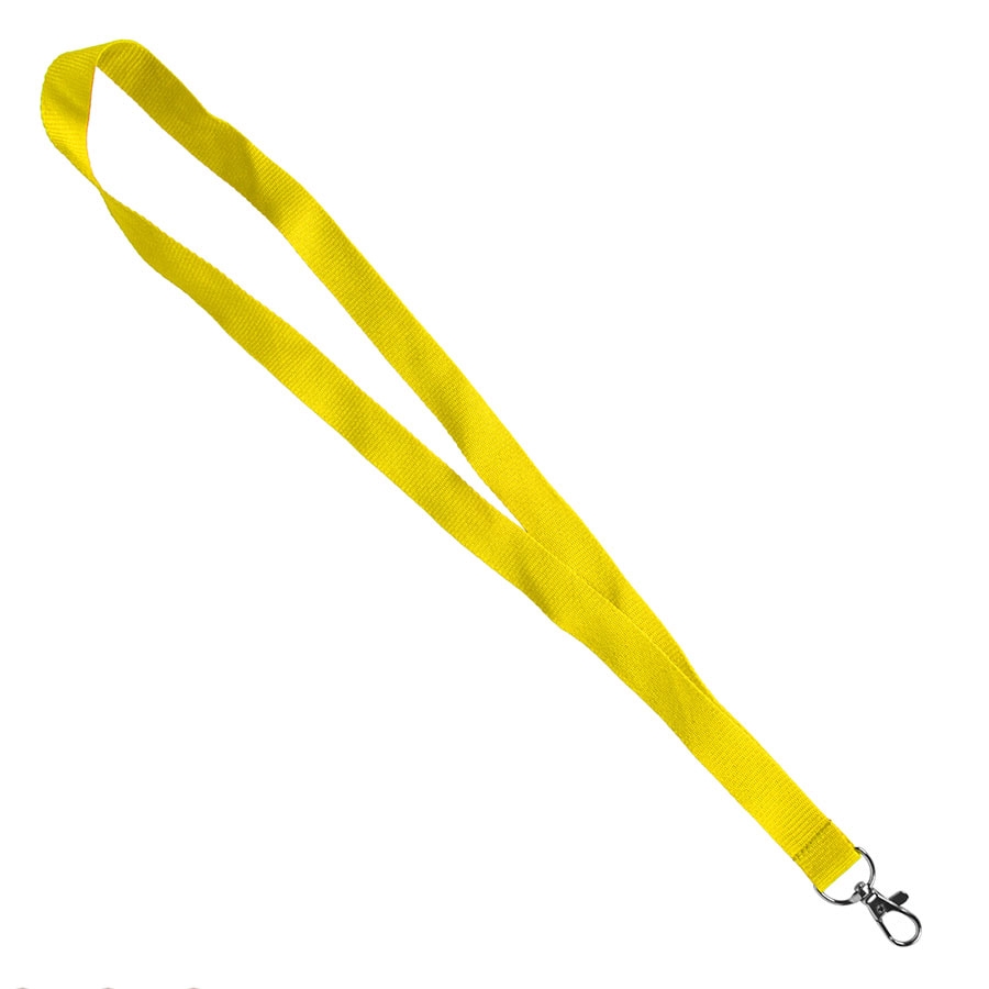 Ланъярд NECK, желтый, полиэстер, 2х50 см, желтый, текстиль,металл