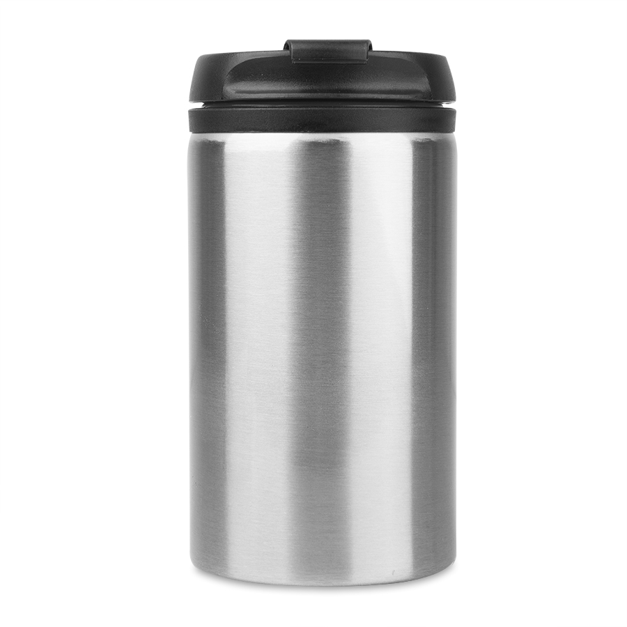 Термокружка CAN, 300мл. серебристый, нержавеющая сталь, пластик, серебристый, нержавеющая сталь, пластик