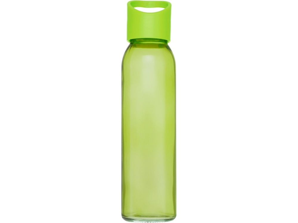 Бутылка спортивная «Sky» из стекла, зеленый, пластик, стекло