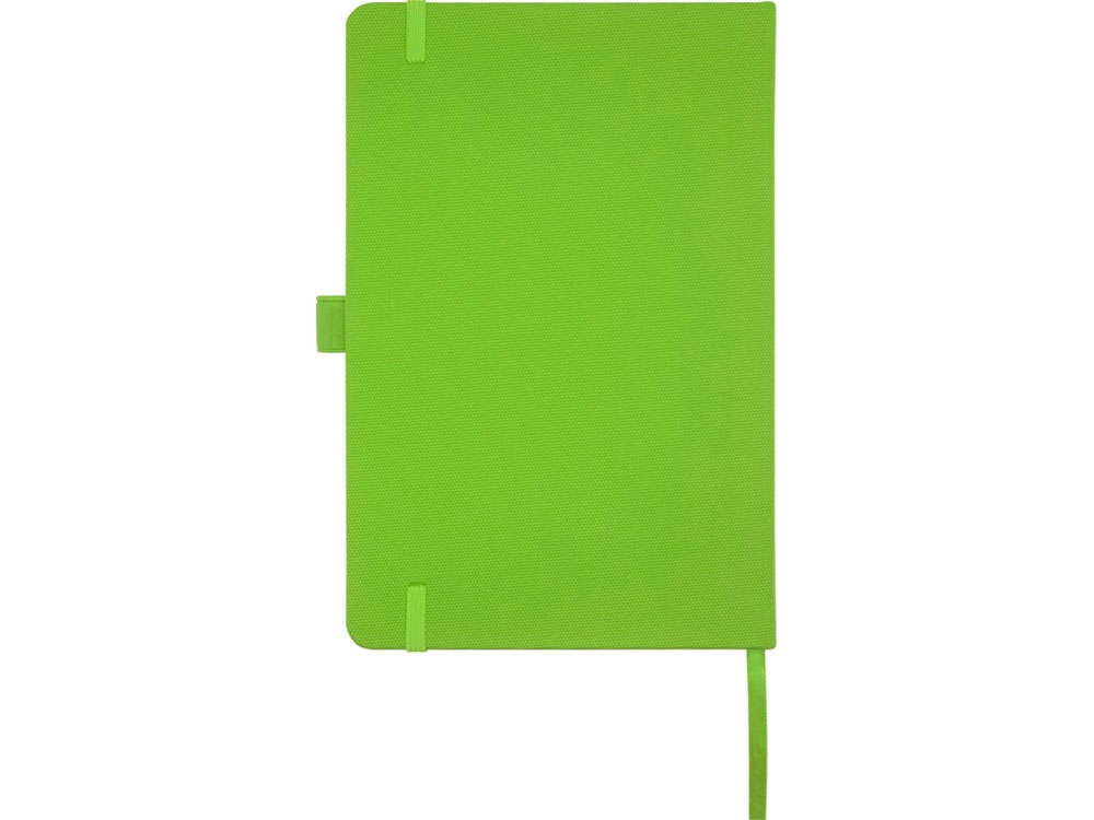 Блокнот А5 «Honua» из переработанных материалов, зеленый, пэт (полиэтилентерефталат)