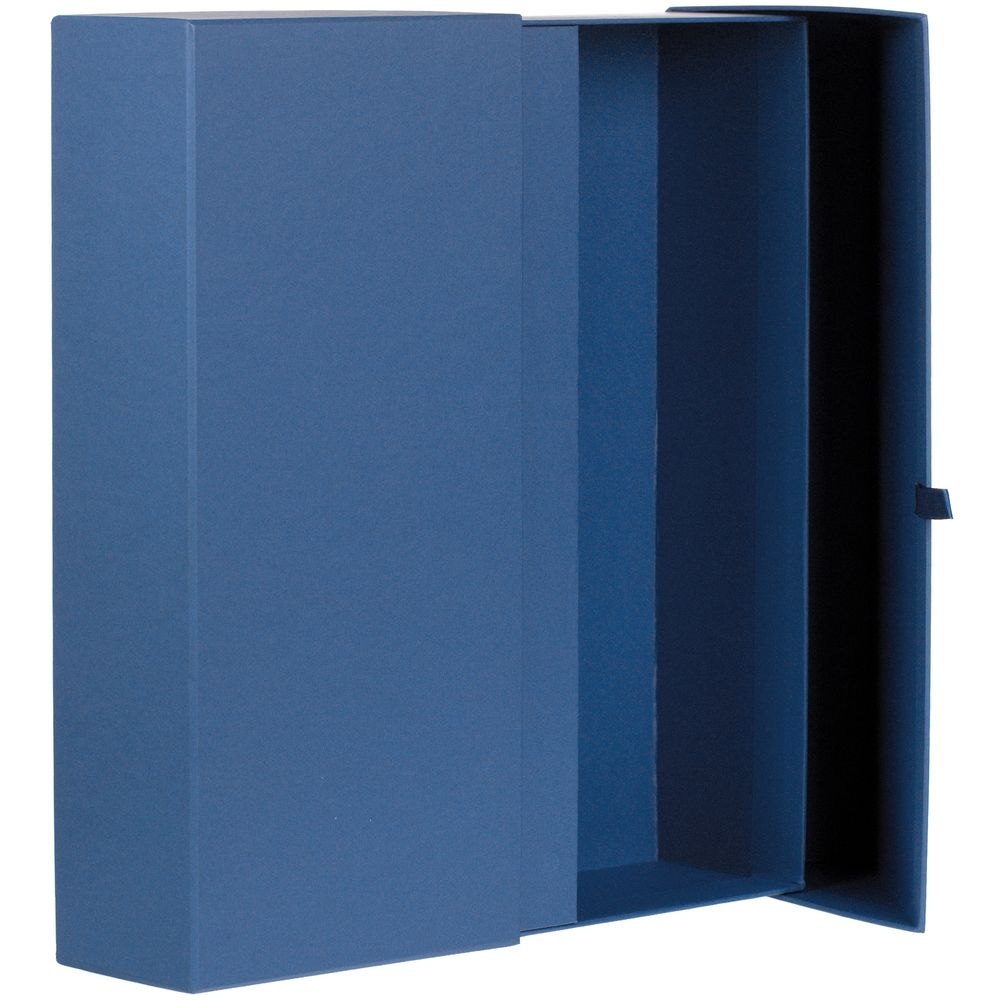 Коробка Wingbox, синяя, синий, картон