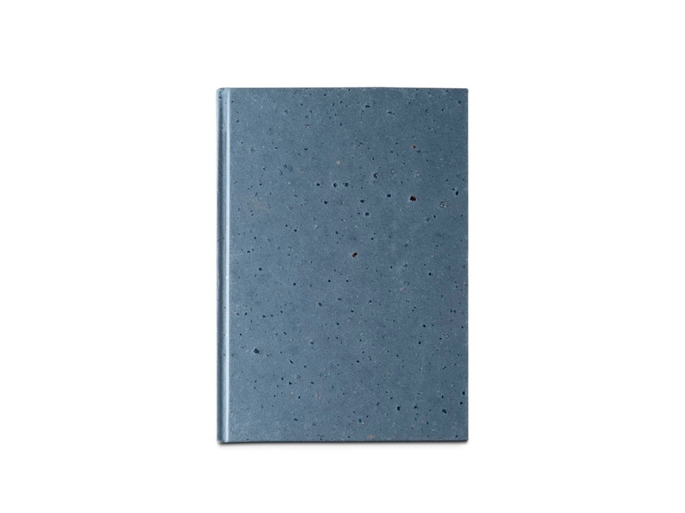 Блокнот A5 «COFFEEPAD RIGID», синий, бумага, переработанные растительные материалы