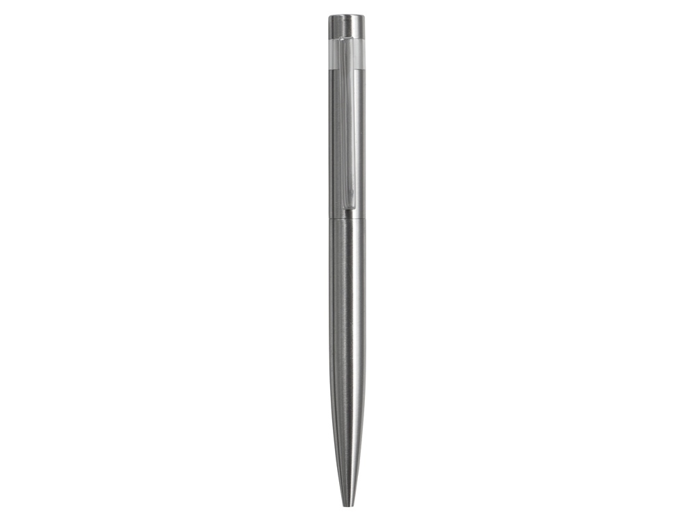 Ручка шариковая из переработанной стали «Steelite», серебристый, металл
