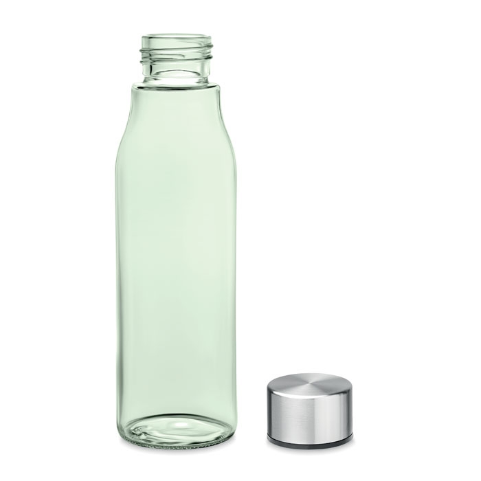 Стеклянная бутылка 500 мл, прозрачно-зеленый, стекло