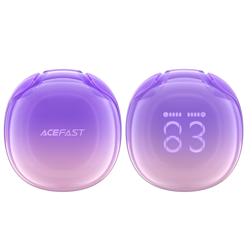 Наушники True Wireless ACEFAST T9 Crystal color (Air), белый, белый