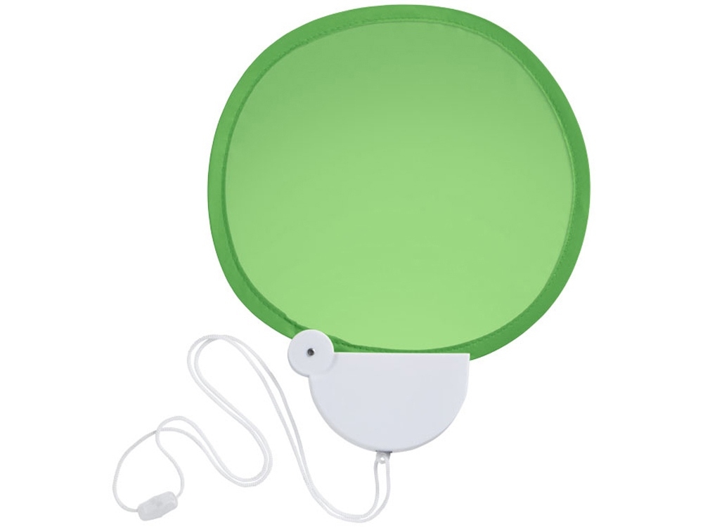 Складной вентилятор (веер) «Breeze», зеленый, белый, пластик