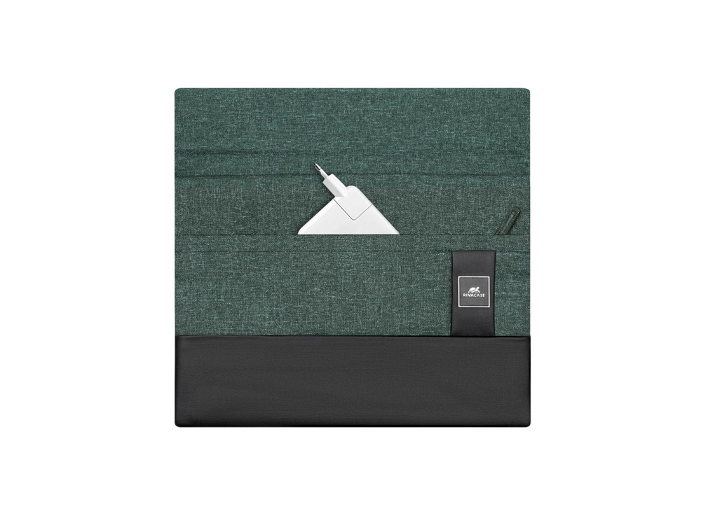 Чехол для Ultrabook 13.3", зеленый, серый, полиэстер, пластик