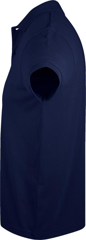 Рубашка поло мужская Prime Men 200 темно-синяя, синий, полиэстер 65%; хлопок 35%, плотность 200 г/м²; пике