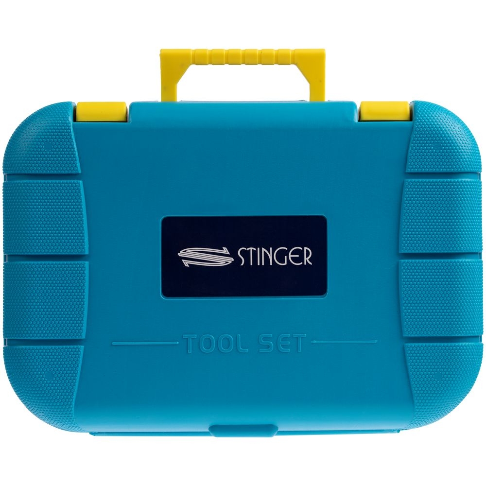 Набор инструментов Stinger 15, синий, синий, инструменты - сталь, пластик; кейс - пластик