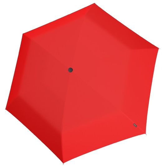 Зонт складной US.050, красный, красный, купол - эпонж, спицы - алюминий и фибергласс