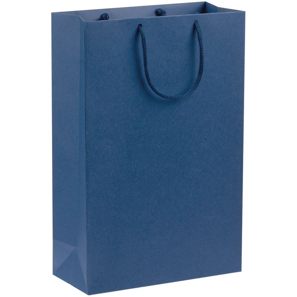Пакет бумажный Porta M, синий, синий, бумага