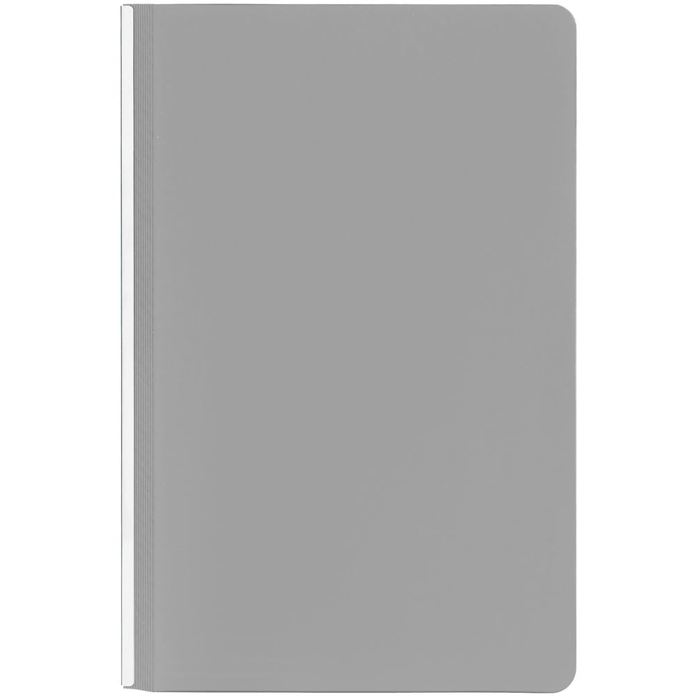 Ежедневник Aspect, недатированный, серый, серый, искусственная кожа; покрытие софт-тач