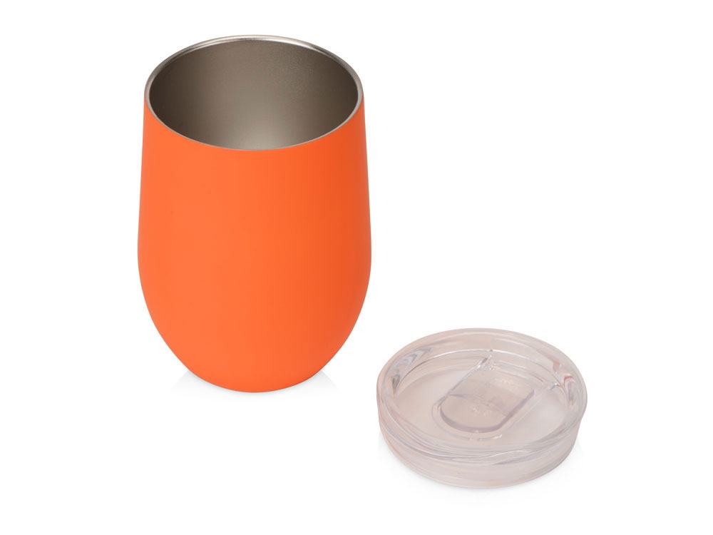 Термокружка «Vacuum mug C1», soft touch, 370 мл, оранжевый, металл, soft touch