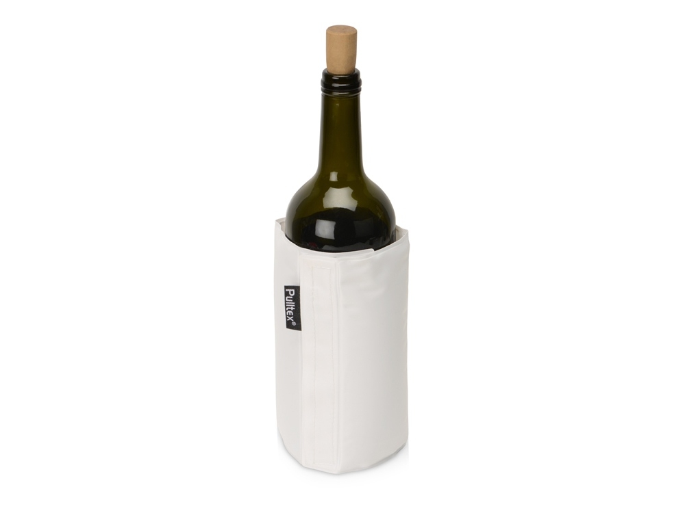 Охладитель-чехол для бутылки вина или шампанского «Cooling wrap», белый, пвх