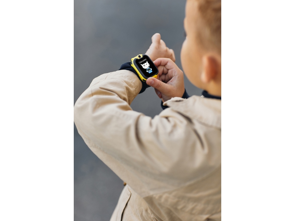 Детские часы «Tony KW-31», серый, желтый, пластик, силикон