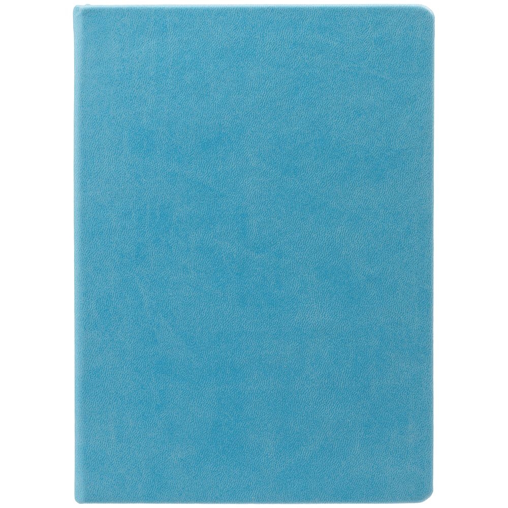 Ежедневник Cortado, недатированный, голубой, голубой, кожзам