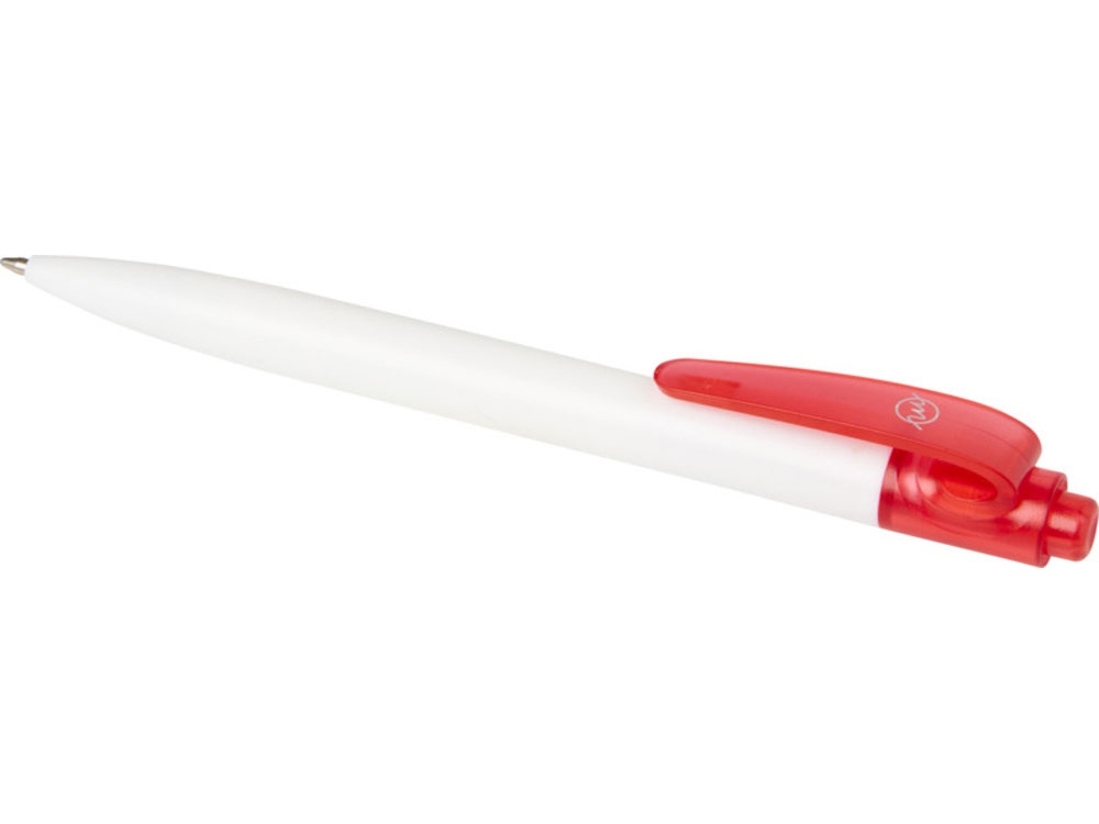 Ручка пластиковая шариковая «Thalaasa», белый, красный, пластик