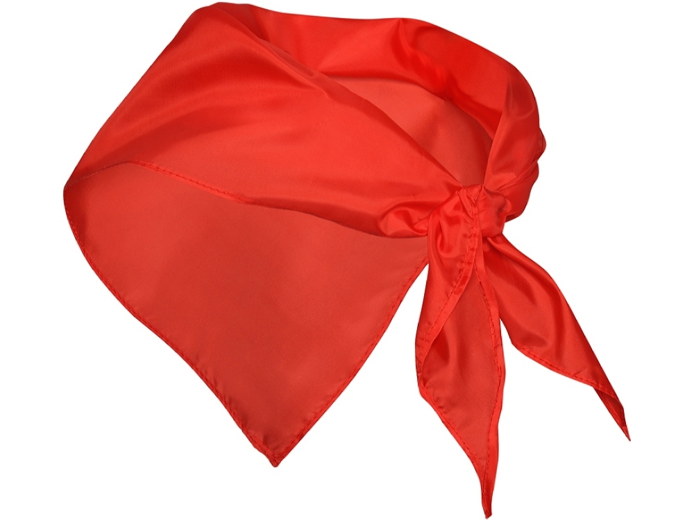Шейный платок FESTERO треугольной формы, красный, полиэстер