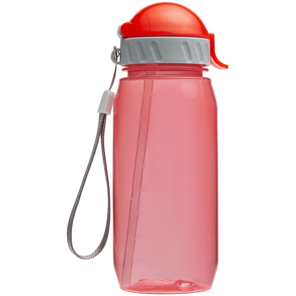 Бутылка для воды Aquarius, красная, красный, пластик