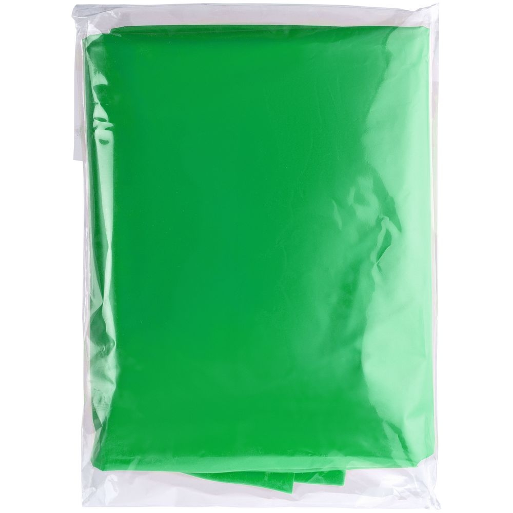 Дождевик-плащ BrightWay, зеленый, зеленый, пластик