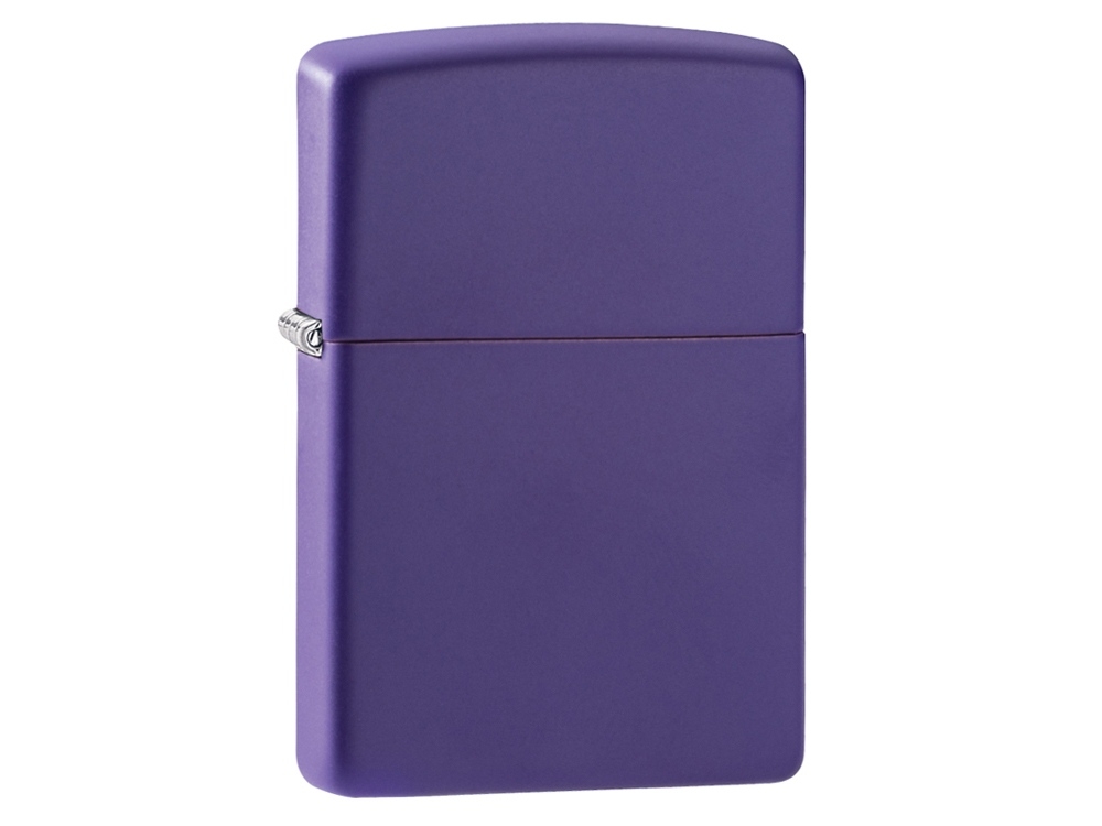 Зажигалка ZIPPO Classic с покрытием Purple Matte, фиолетовый, металл