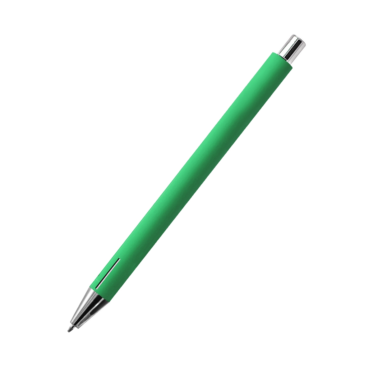 Ручка металлическая Elegant Soft софт-тач, зеленая, зеленый