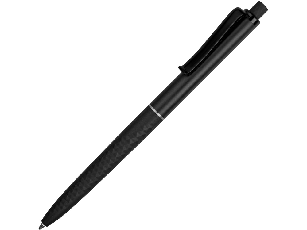 Ручка пластиковая soft-touch шариковая «Plane», черный, soft touch