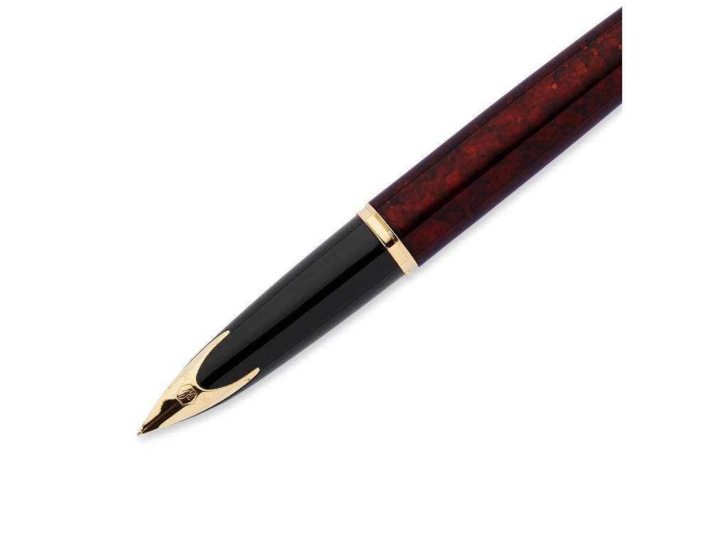 Ручка перьевая «Carene Amber GT F», черный, красный, металл