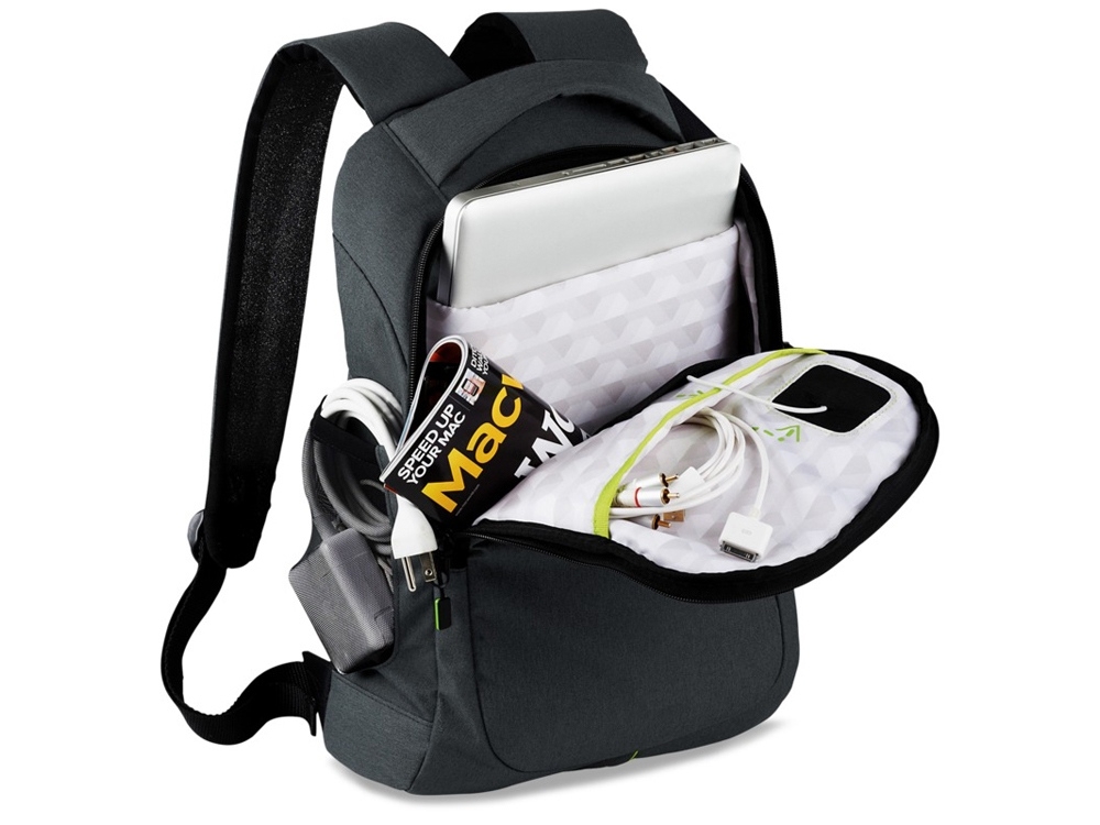 Рюкзак «Power-Strech» с отделением для ноутбука 15,6", черный, полиэстер