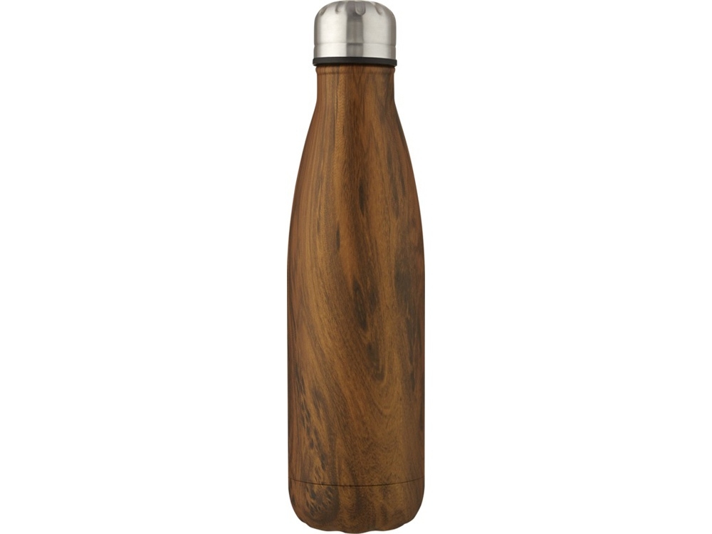 Бутылка «Cove» с вакуумной изоляцией и деревянным принтом, дерево, металл